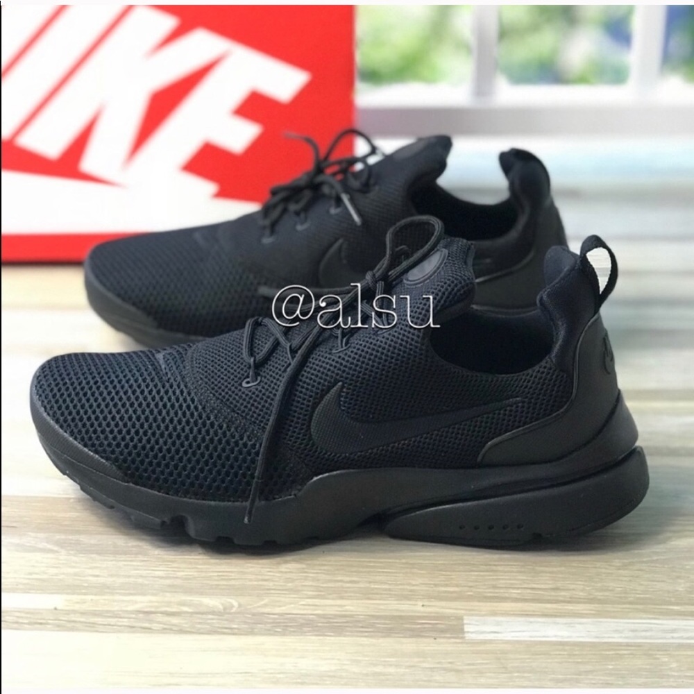NWT Nike Air Presto Fly Black W AUTHENTIC - Picture 2 of 7